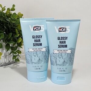 Alberto VO5 Glossy Hair Serum Adds Shine Smoothes Frizz and Restores - Lot of 2